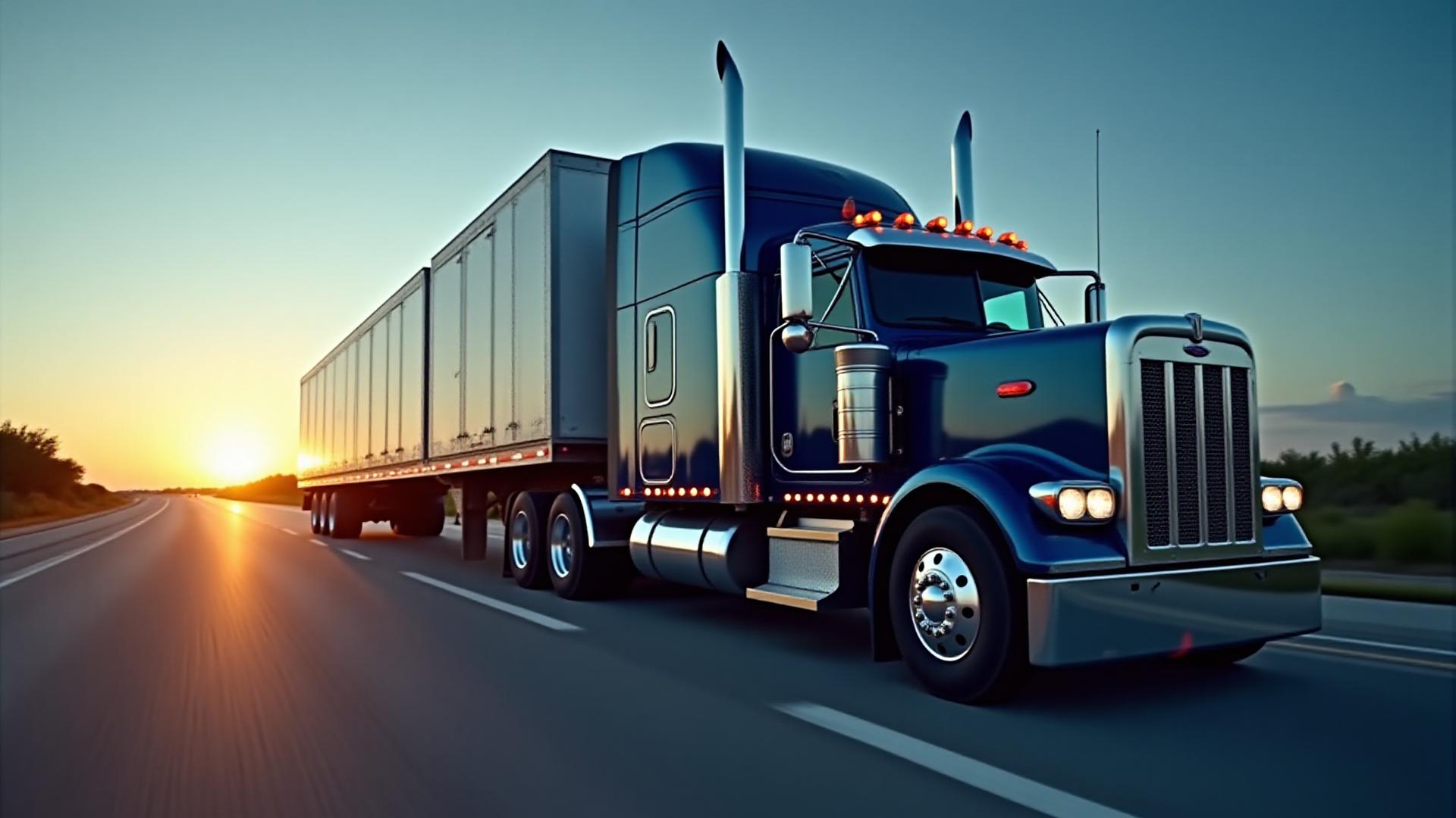 Specialized heavy haul equipment transport