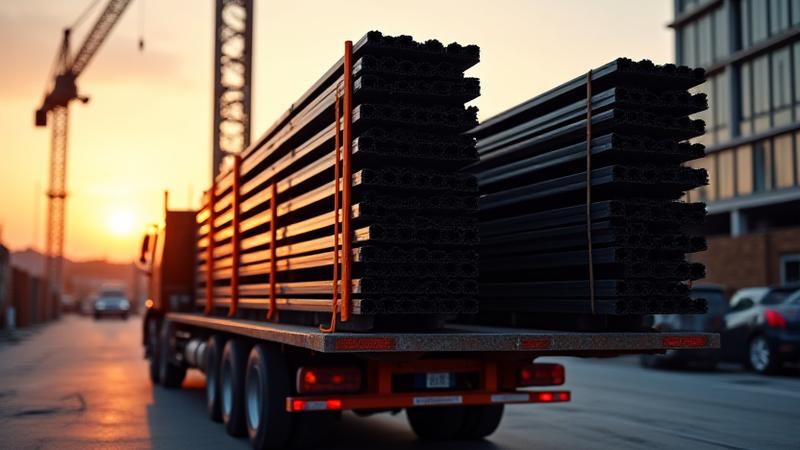 Heavy construction hauling